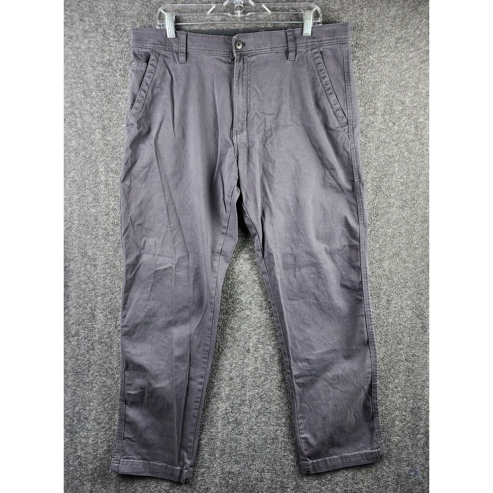 Weatherproof Pants Mens 38x32 W3F408SC Forged Iron Gray Stretch Utility EUC